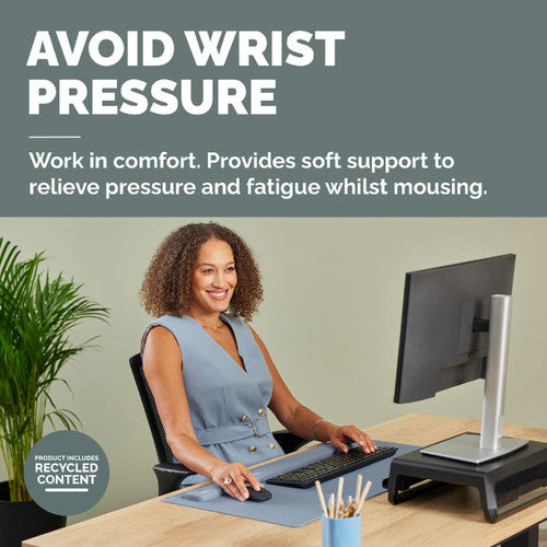Fellowes Breyta Palm Wrist Rest Marine