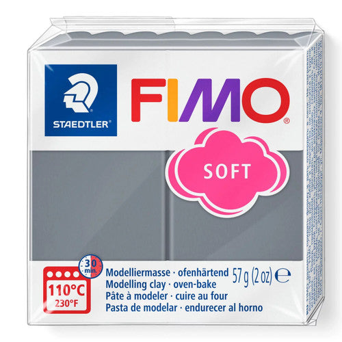 Fimo Soft Standard Block 57g Stormy Grey