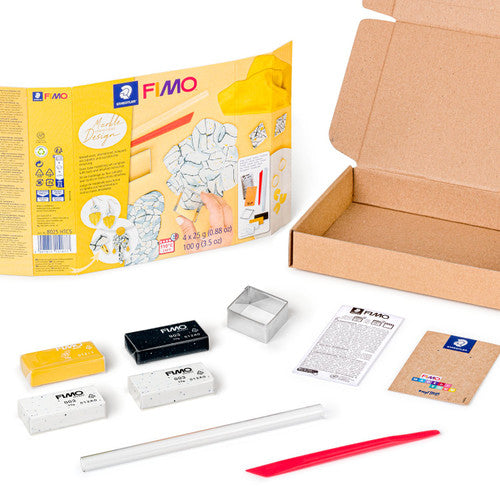 Fimo Oven-Bake Modelling Clay Set Marble Design