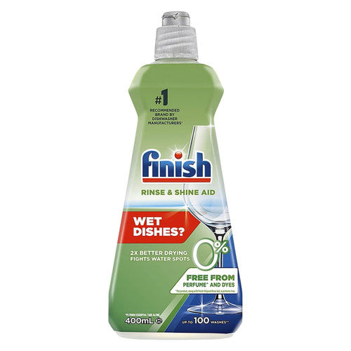 Finish 0% Rinse and Shine Aid 400ml x 6