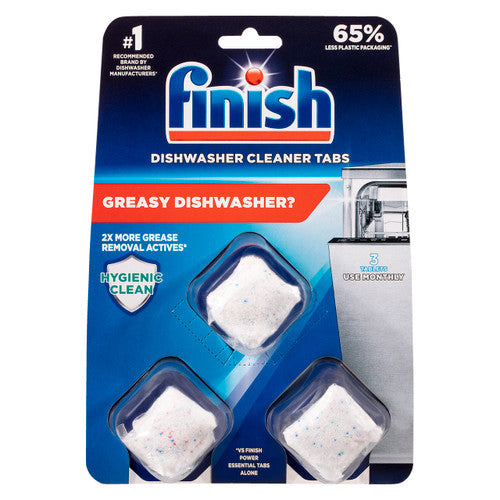 Finish In Wash Dishwasher Cleaner Pack 3 x 8