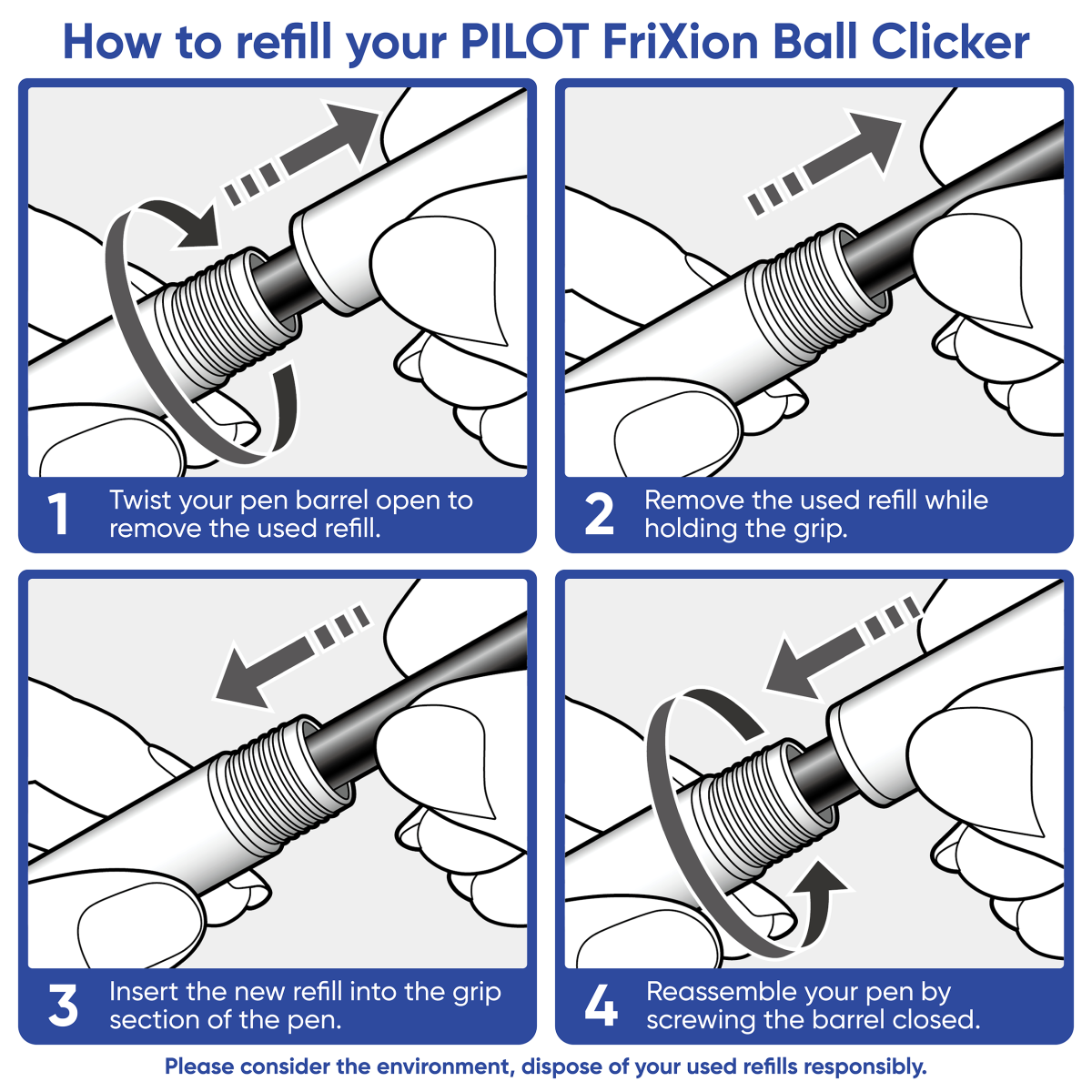 PILOT FriXion Design Series Pink Erasable Retractable Gel Extra Fine Black Box of 10-2