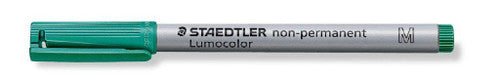 Staedtler Lumocolor Non-Permanent Pen Medium Green Box of 10 315-5
