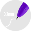 Papermate Inkjoy Retractable Gel Pen 0.7mm Blue Box of 12