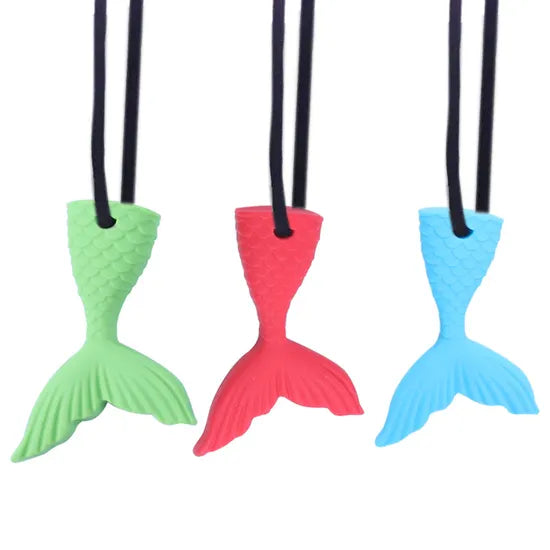 Silicone Chewable Necklace Set of 5-3