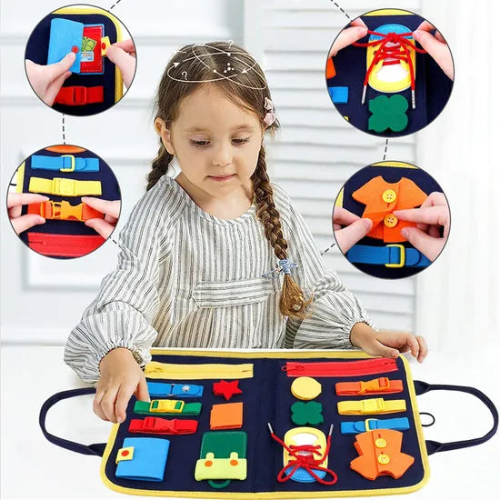 Sensory Practical Ability Busy Book-3