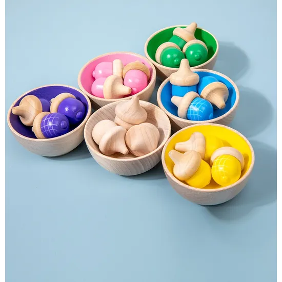 Wooden Colour Sorting Set 29 Pieces-3