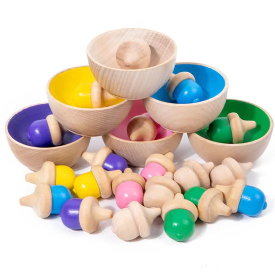 Wooden Colour Sorting Set 29 Pieces-6