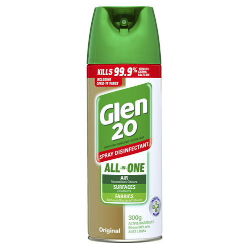 Glen 20 All-In-One Disinfectant Spray Original 300g x 9