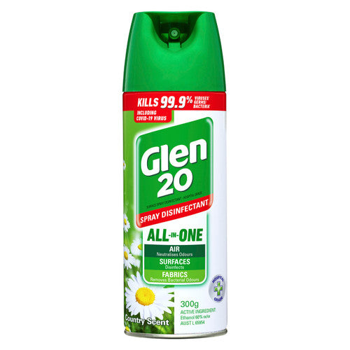 Glen 20 All-In-One Disinfectant Spray Country Scent 300g x 9