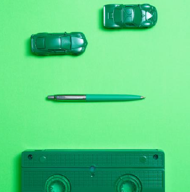 Parker Jotter Original Ballpoint Pen Green and Chrome Trim Medium Tip