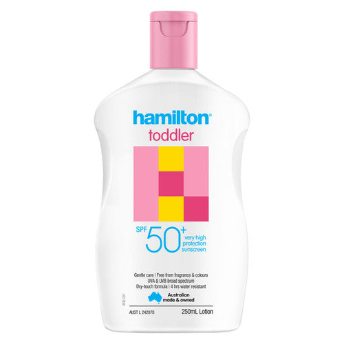 Hamilton Toddler SPF50+ Sunscreen Lotion 250ml Pack of 6