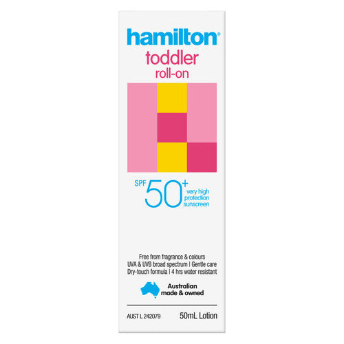 Hamilton Toddler SPF50+ Sunscreen Roll-On 50ml Pack of 6