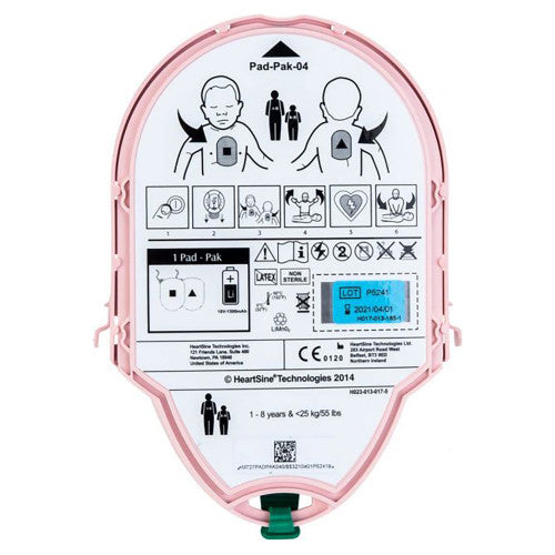 HEARTSINE PINK PAD-PAK PADS AND BATTERY PACK PAEDIATRIC