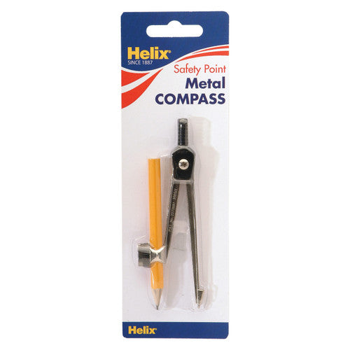 Helix G05X70 Metal Compass with Pencil