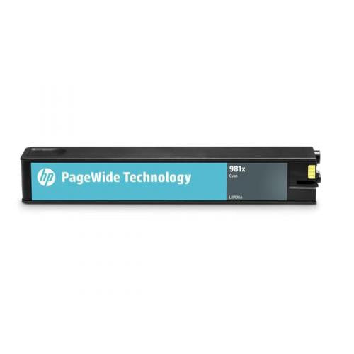 HP 981X High Yield Original PageWide Cartridge Cyan 10000 Pages