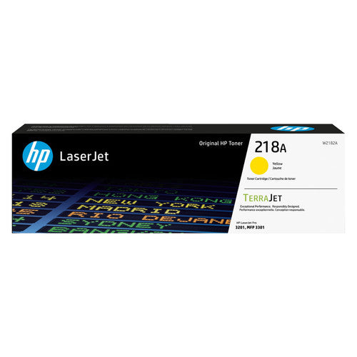 HP 218A Original LaserJet Toner Cartridge Yellow 1200 Pages
