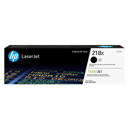 HP 218X High Yield Original LaserJet Toner Cartridge Black 3200 Pages