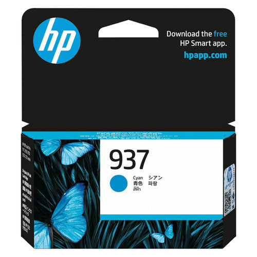 HP 937 Ink Cartridge Cyan 800 Pages