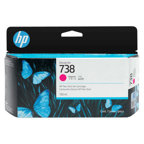 HP 738 DesignJet Ink Cartridge Magenta 130ml