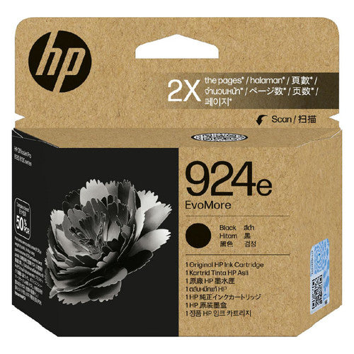 HP 924E Evomore Original Ink Cartridge Black 1000 Pages