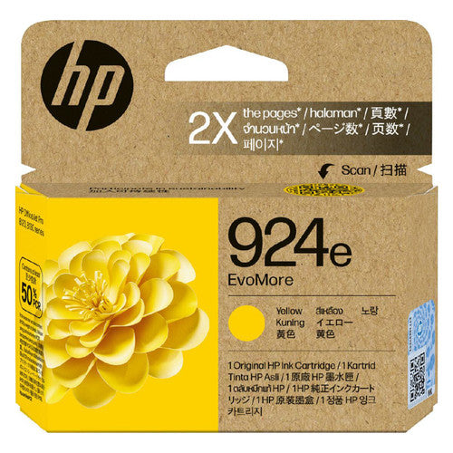 HP 924E Evomore Original Ink Cartridge Yellow 800 Pages