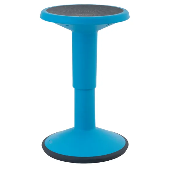 Ergerite Height Adjustable Flexi Stool Blue Gas Lift-2
