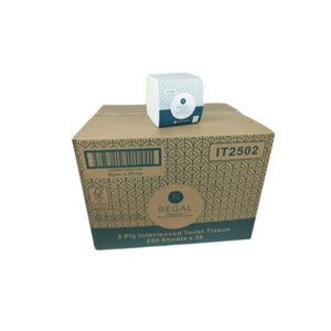 Regal Premium 2 Ply Interleaved Toilet Tissue 250 Sheets Pack of 36