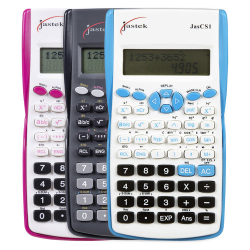 Jastek Scientific Calculator Assorted Colours Box 6