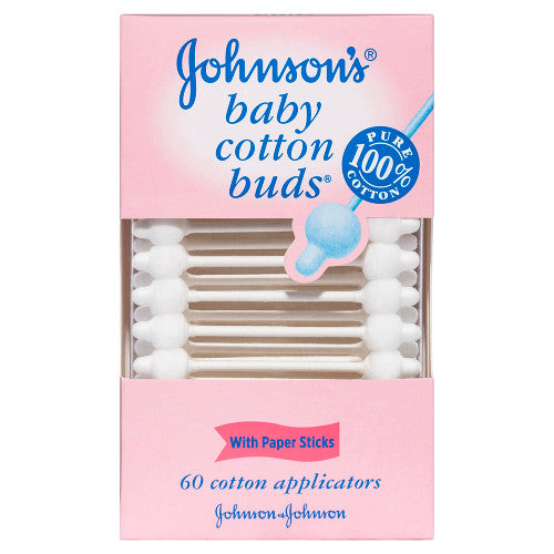 JOHNSON AND JOHNSON CONTOUR COTTON TIPS PACK/60