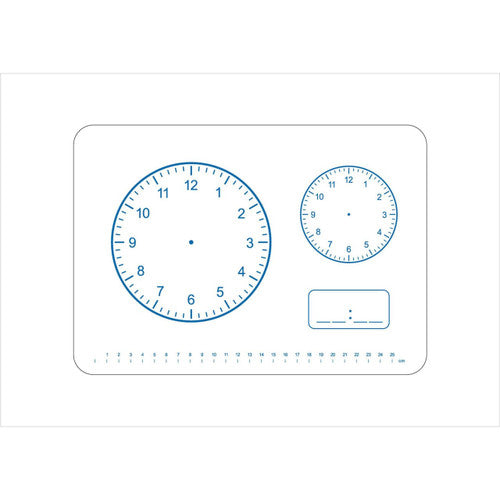 JPM Educational Whiteboard A4 Clock