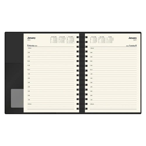 Collins Vanessa Diary 2026 185.V99 A5 Day To A Page Black