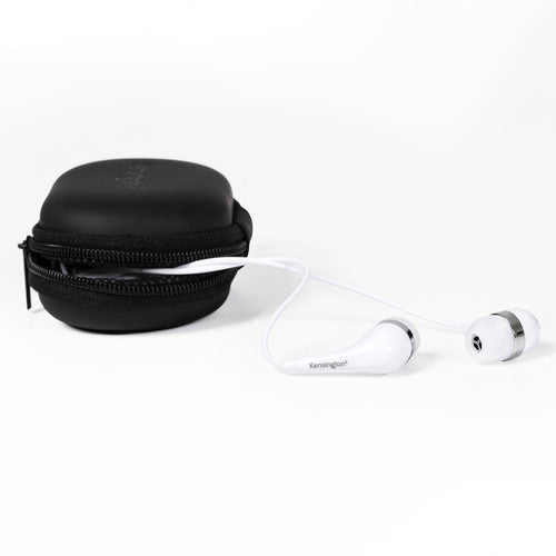 Kensington Stereo Earphone with Case White