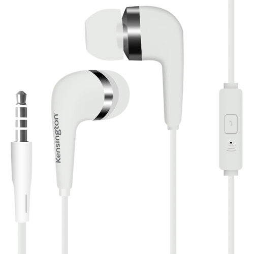 Kensington Stereo Earphone with Case White