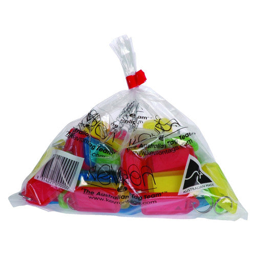 Kevron ID5 Key Tags Assorted Bag of 50