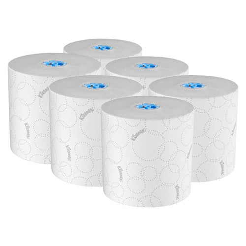 Kleenex Hard Roll Towel Elevated Design White 230m Carton of 6