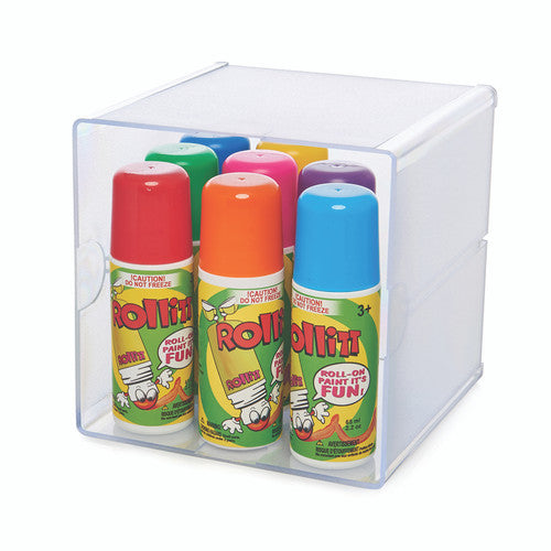 Deflecto Stackable Cube Open Clear Organiser