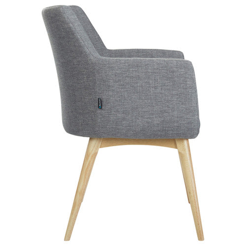 Konfurb Hady Chair Everyday 4-Leg Wood Base Keylargo Ash