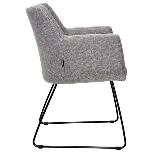 Konfurb Hady Chair Everyday Sled Base Black Keylargo Ash