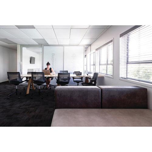 Konfurb Harmony 5-Star Chair with Arms Black