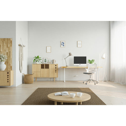 Konfurb Harmony 5-Star Chair with Arms Black