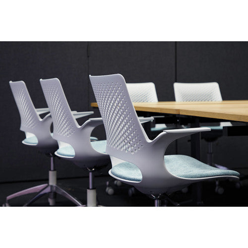 Konfurb Harmony 5-Star Chair with Arms Black