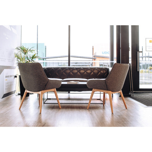 Konfurb Neo Chair Everyday 4-Leg Wood Base Keylargo Ash