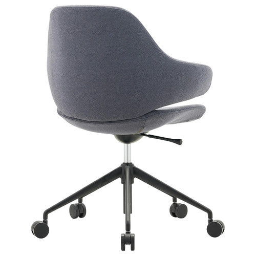 Konfurb Orbit 5-Star Chair Mid Back with Arms Charcoal