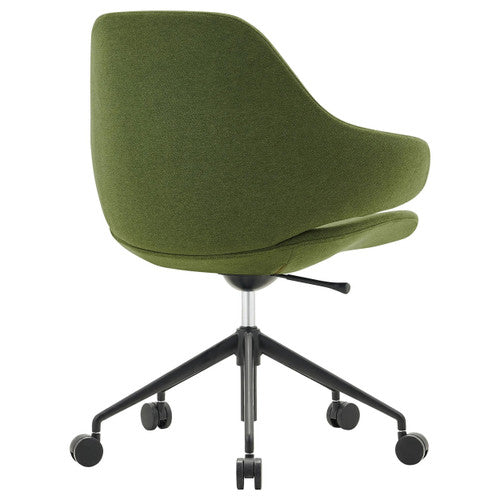 Konfurb Orbit 5-Star Chair Mid Back with Arms Olive