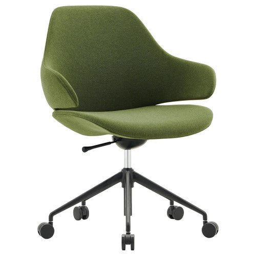 Konfurb Orbit 5-Star Chair Mid Back with Arms Olive