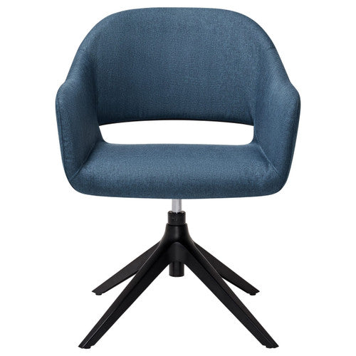 Konfurb Saron Visitor Chair Low Back Blue