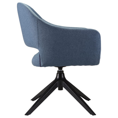 Konfurb Saron Visitor Chair Low Back Blue