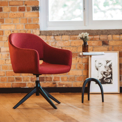 Konfurb Saron Visitor Chair Low Back Blue