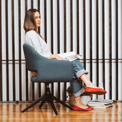 Konfurb Saron Visitor Chair Low Back Taupe